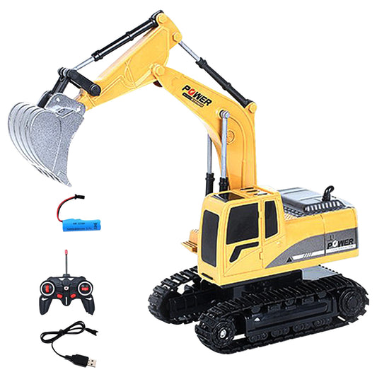 Remote Control Excavator Construction Truck Toys for Kids Gift