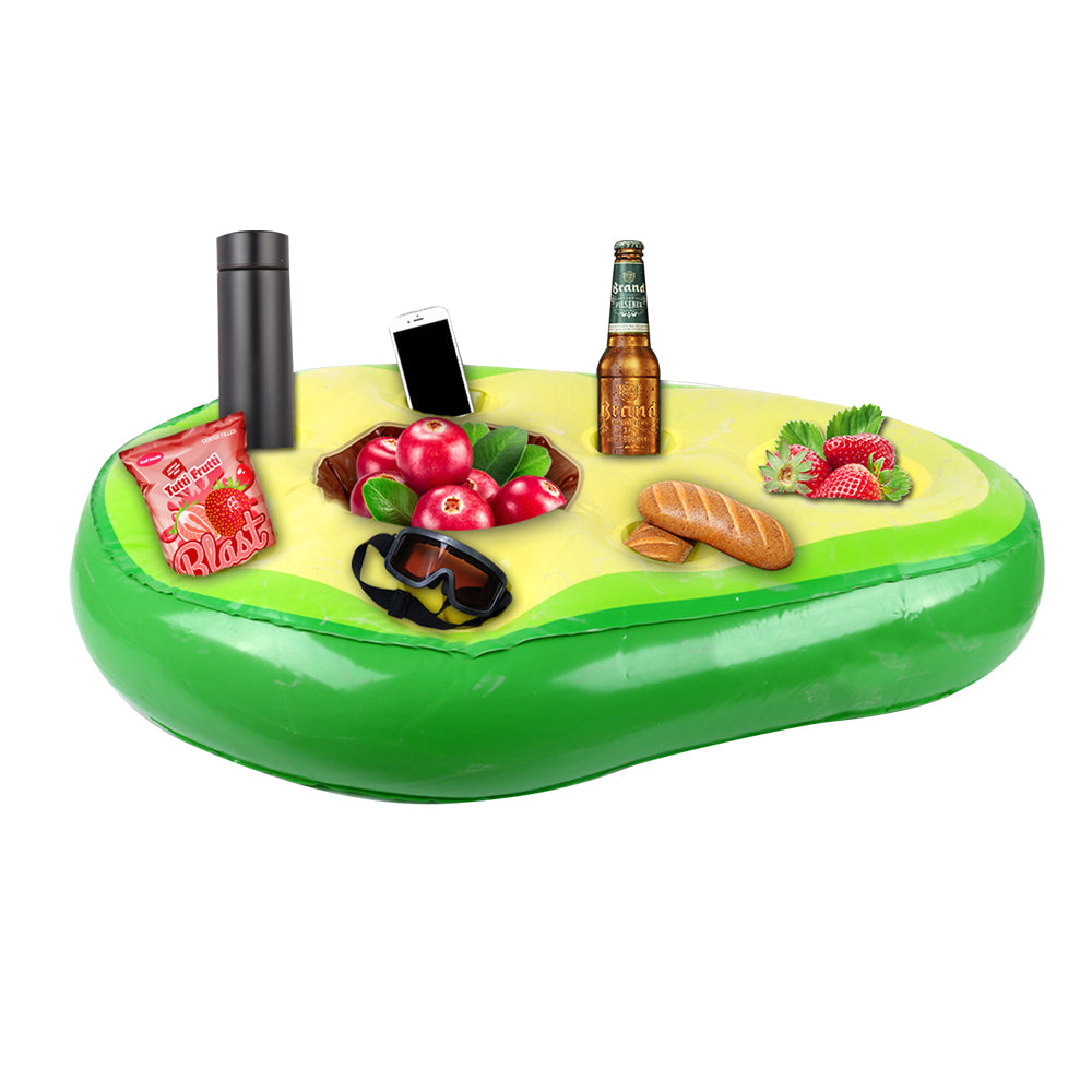 Inflatable Floating Drink Holder with 8 Holes Pool Drink Can Holder