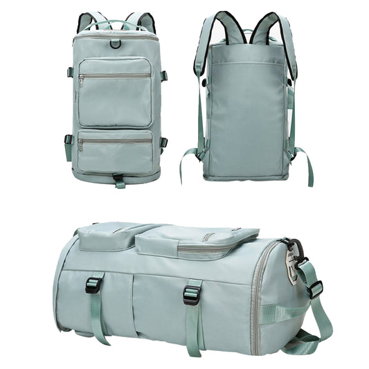 Large Capacity Travel Backpack Sport Gym Bag with Shoe Compartment