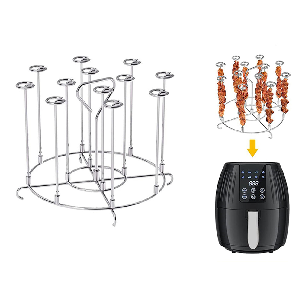 Skewer Stand Compatible with Ninja DZ201/DZ401 Foodi 6 Quart 8 Quart Air Fryer Grill Accessories for Home Kitchen Kabobs