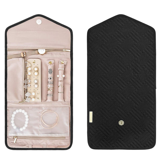 Foldable Jewelry Case Jewellery Pouch for Journey Organiser Travel