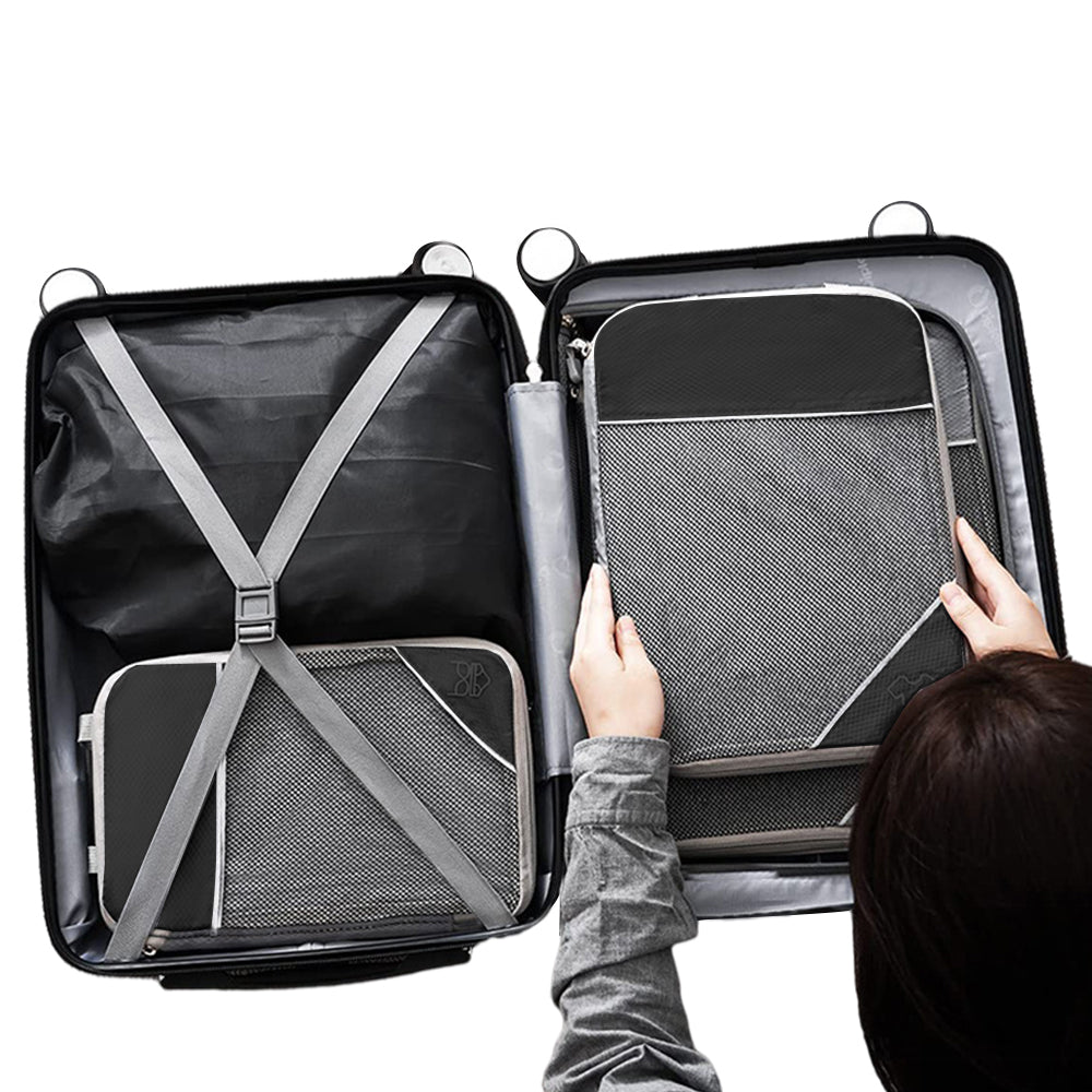 6Pcs Travel  Compression Packing Cubes