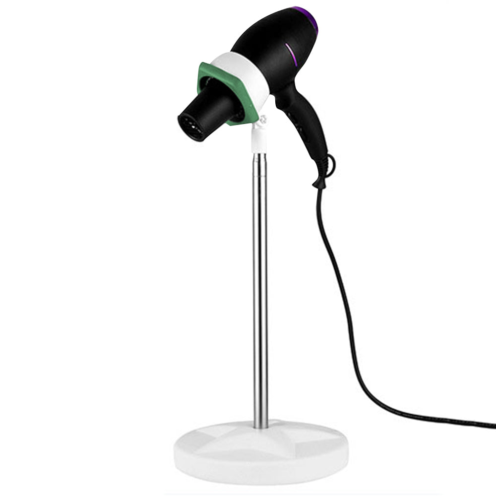 180 Degree Rotatable Hands-Free Adjustable Height Hair Dryer Holder