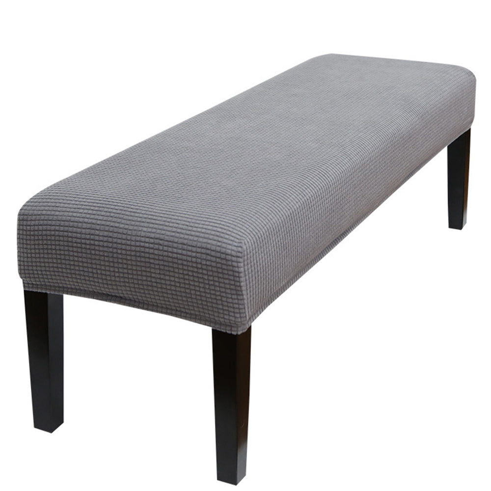 Stretch Jacquard Dining Bench Cover for Living Room Bedroom Kitchen