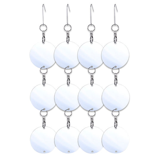 4 Sets of Double-Sided Reflective Bird Repellent Discs