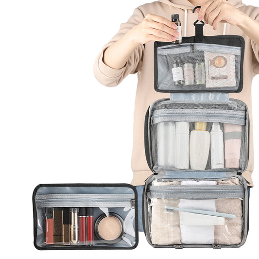 Large Capacity Toiletry Bag Travel Bag with Hanging Hook