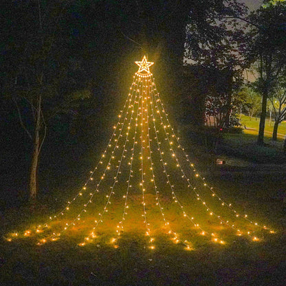 Christmas Decorations Star String Lights Christmas Tree Lights