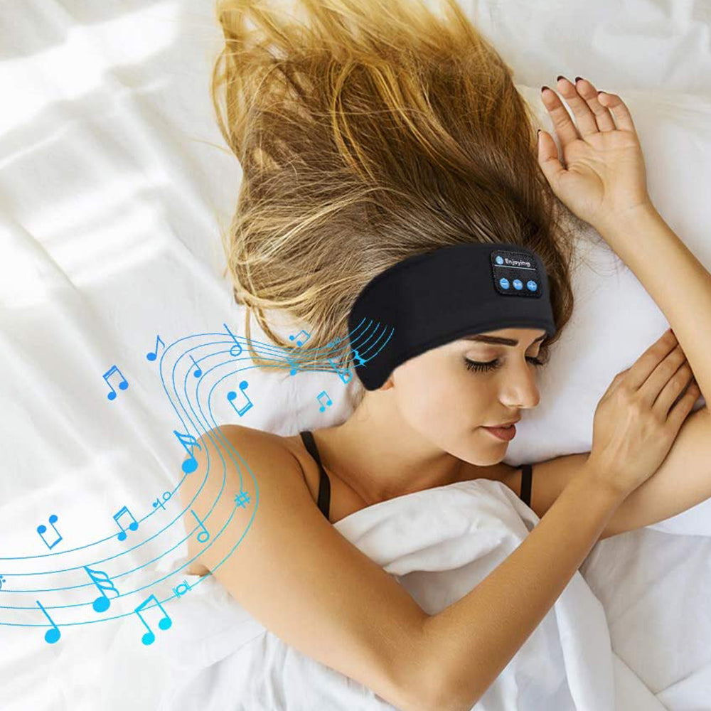 Bluetooth Wireless Stereo Headphone Headband Sport Sleep Eyemask