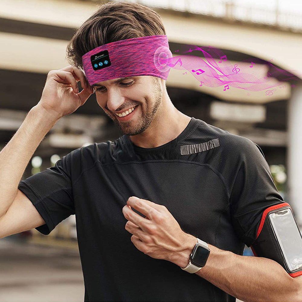 Bluetooth Wireless Stereo Headphone Headband Sport Sleep Eyemask