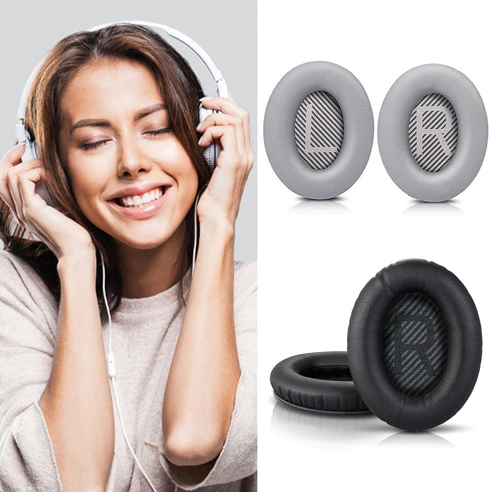 Pair of Replacement Ear Pads Cushions for Bose QC35 QC35ll Over-Ear Headphones