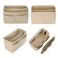 Felt Bag Organiser Handbag Insert Liner Tote-Beige