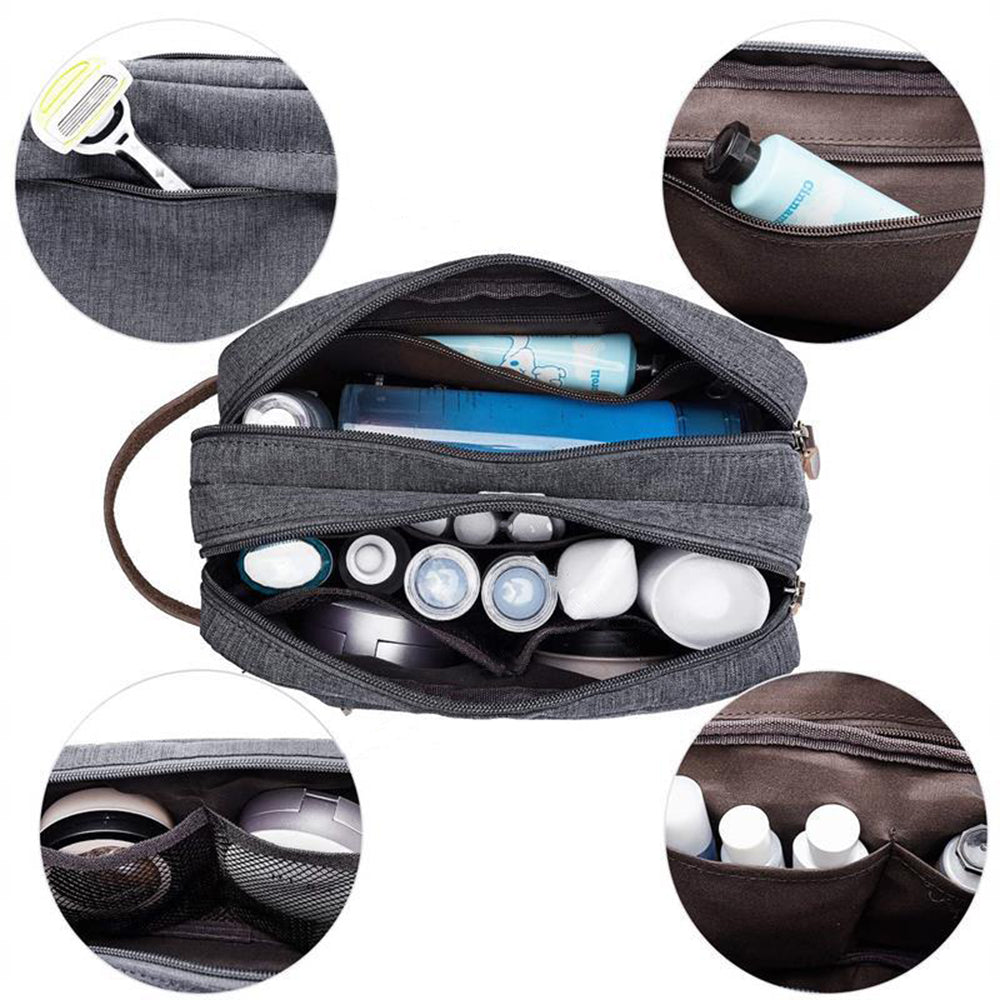 Large Capacity Men Travel Toiletry Kit Wash Bag Cosmetic Bags Holder