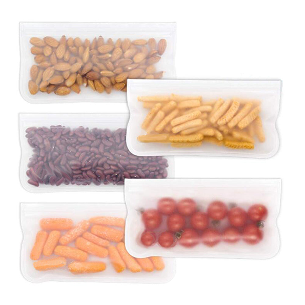 10Pcs Food Storage Bags Reusable Ziplock Bags