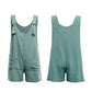 Women's Tie Strap Slant Pocket Jumpsuit