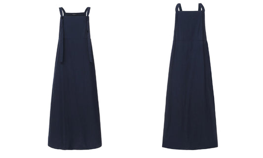 Cotton Spaghetti Strap Maxi Dress