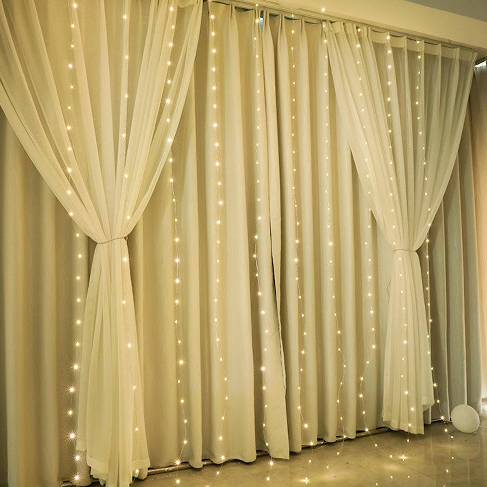 300LED Bulb Curtain String Lights