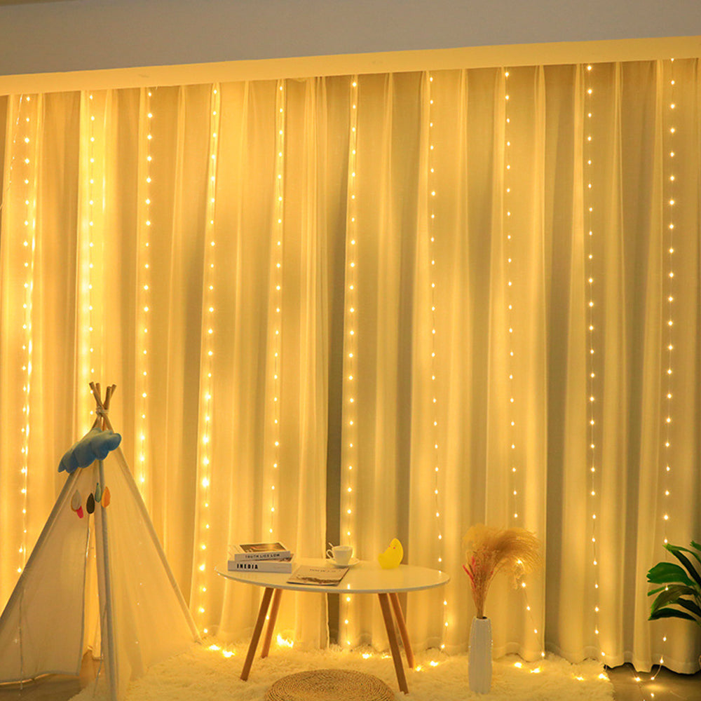 300LED Bulb Curtain String Lights