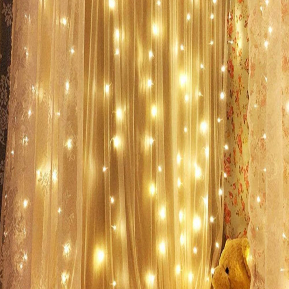 300LED Bulb Curtain String Lights