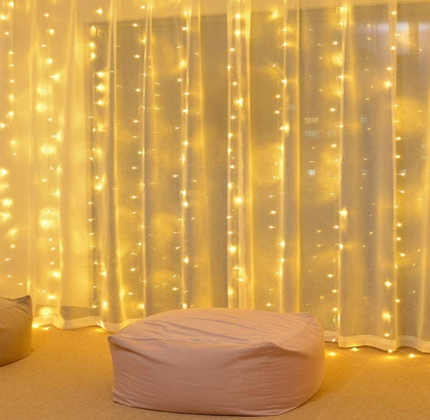 300LED Bulb Curtain String Lights