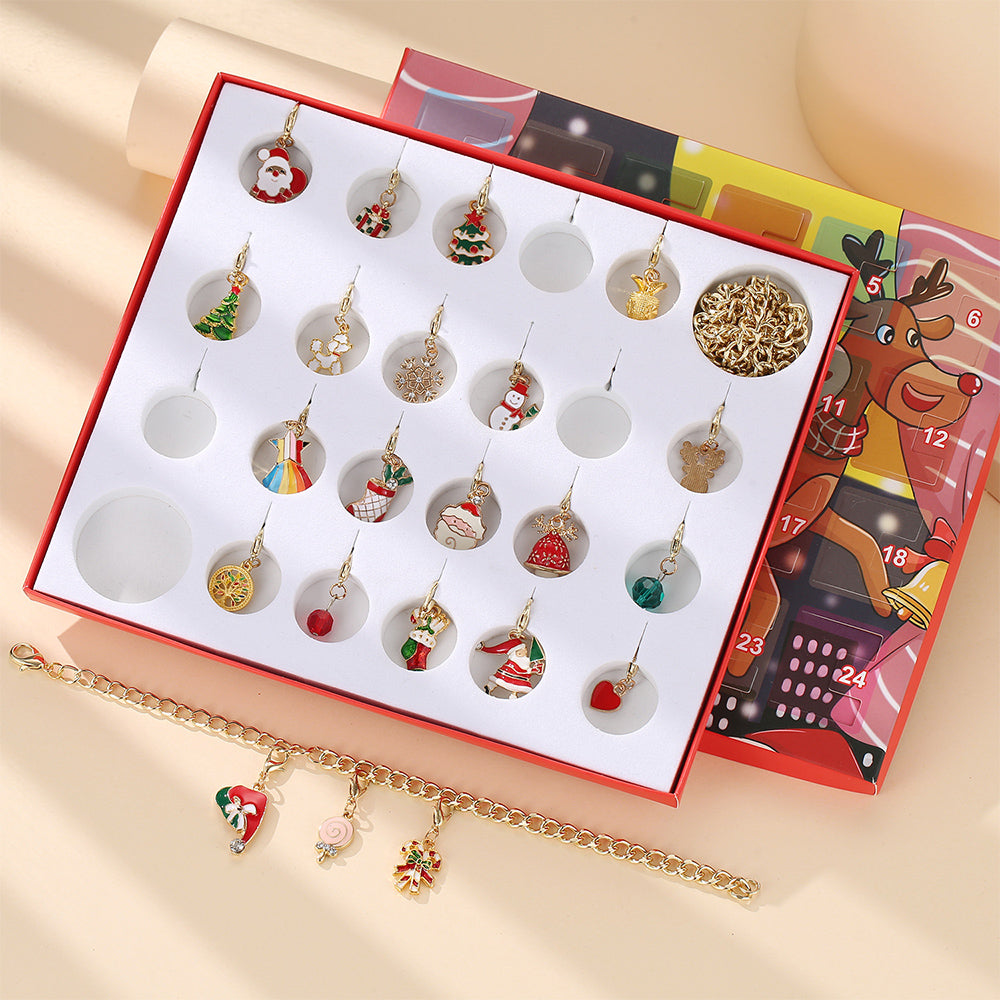 Christmas Jewellery Advent Calendar DIY Bracelet Set