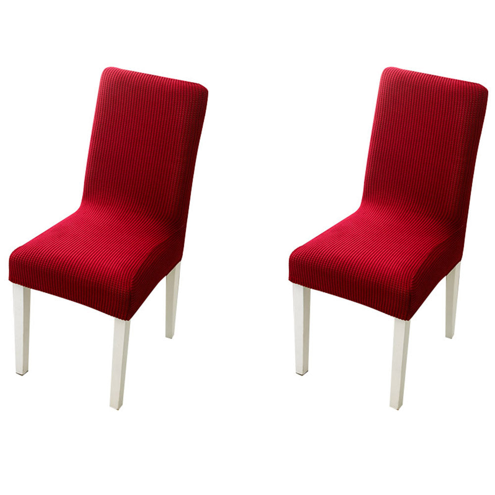 2-Pack Elastic Grid Chair Covers