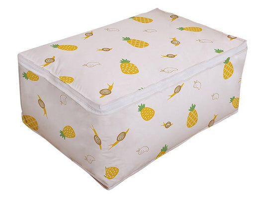 Printed Clothing Quilt Storage Bag -Pineapple