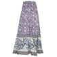 Women High Waist Floral Maxi Skirt