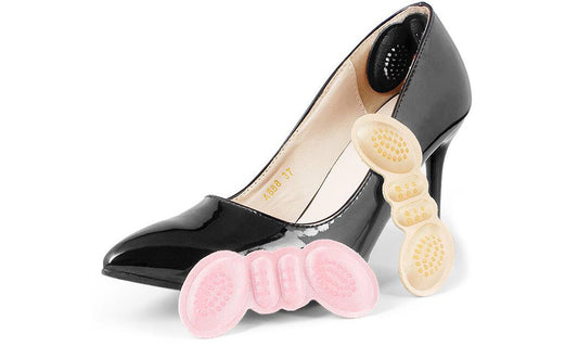 5-Pairs Self-Adhesive Heel Grips with Anti-Slip Dots