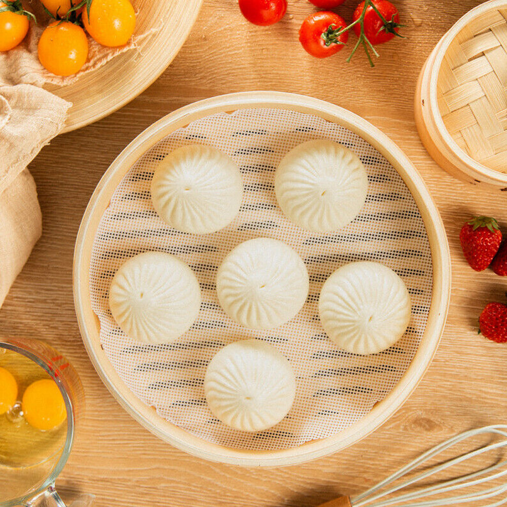 Set of 6Pcs Reusable Silicone Steamer Liners