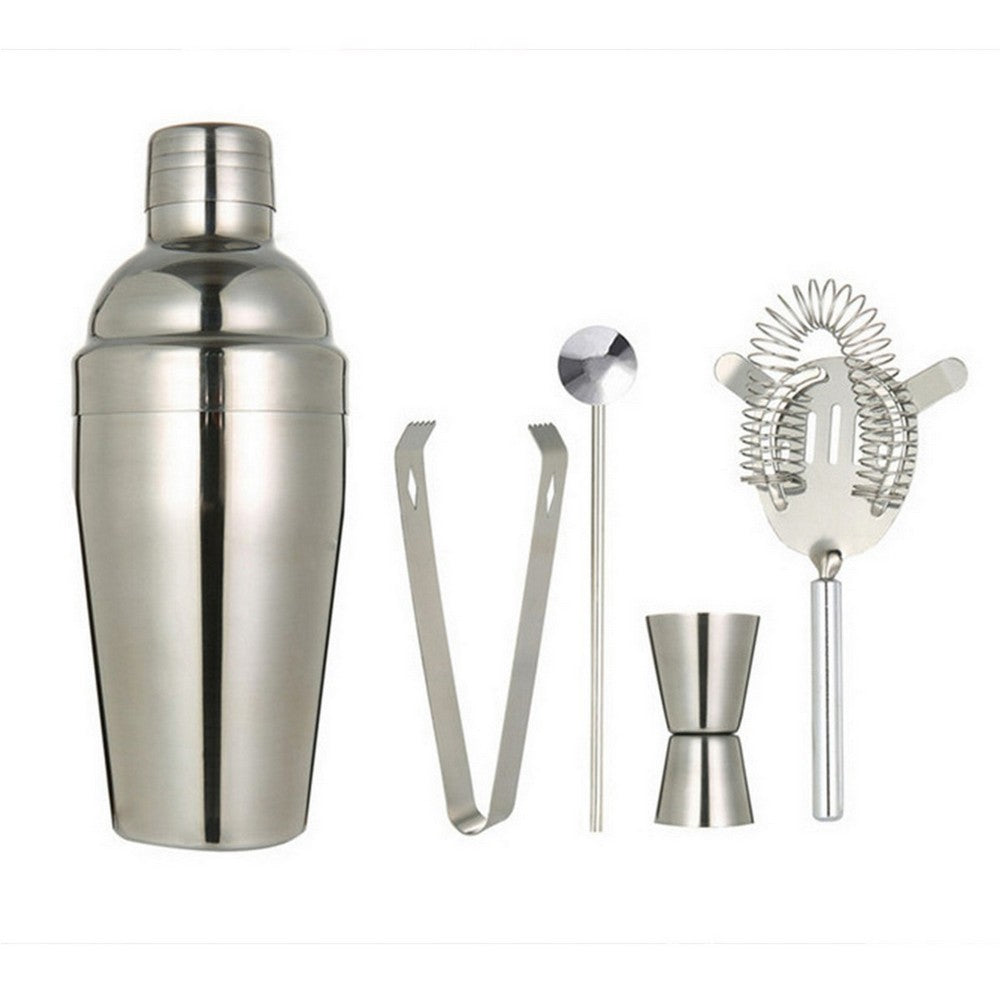 5-Piece Stainless Steel Barware Cocktail Maker Set