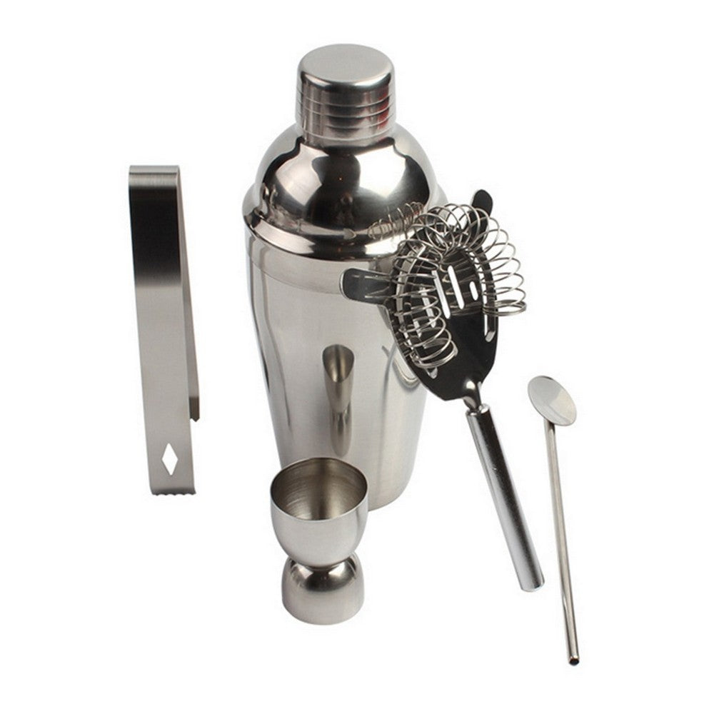 5-Piece Stainless Steel Barware Cocktail Maker Set