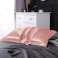 Pair of Silky Satin Pillowcases Soft Breathable Pillowcase Pillow Cover