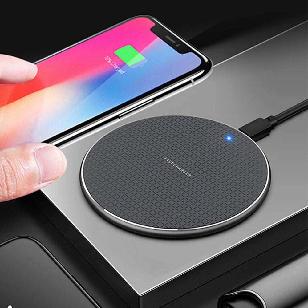 10W Wireless Qi Charging Fast Charger for Apple, Samsung SmartPhones