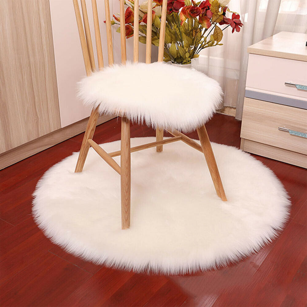 35x35cm or 45x45 cm Soft Round Chair Seat Cushion Cover