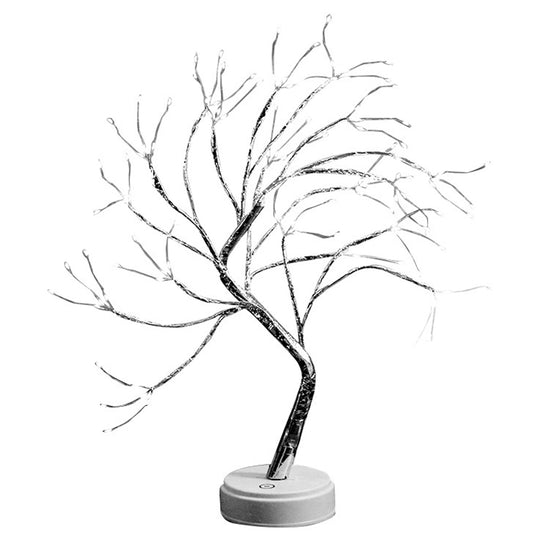 LED Tree Light Lamp Table Top USB and Battery Operated Night Light for Home