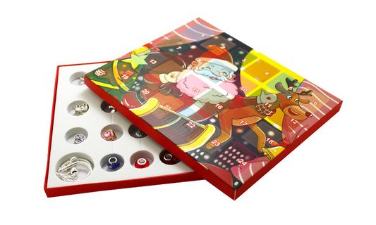 Christmas Jewellery Advent Calendar with Bracelets Set