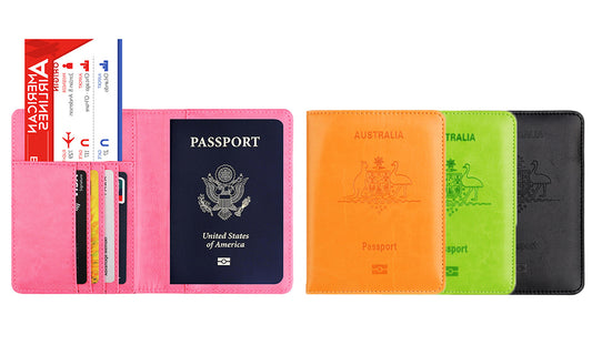 RFID Blocking Travel Passport Holder