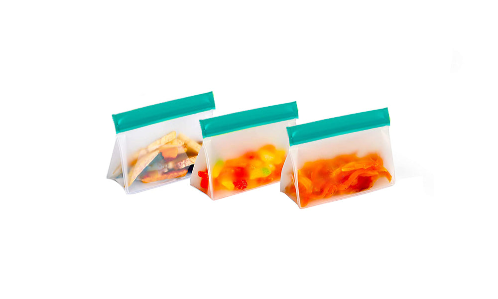 3Pack Reusable Ziplock Waterproof Snack Bags