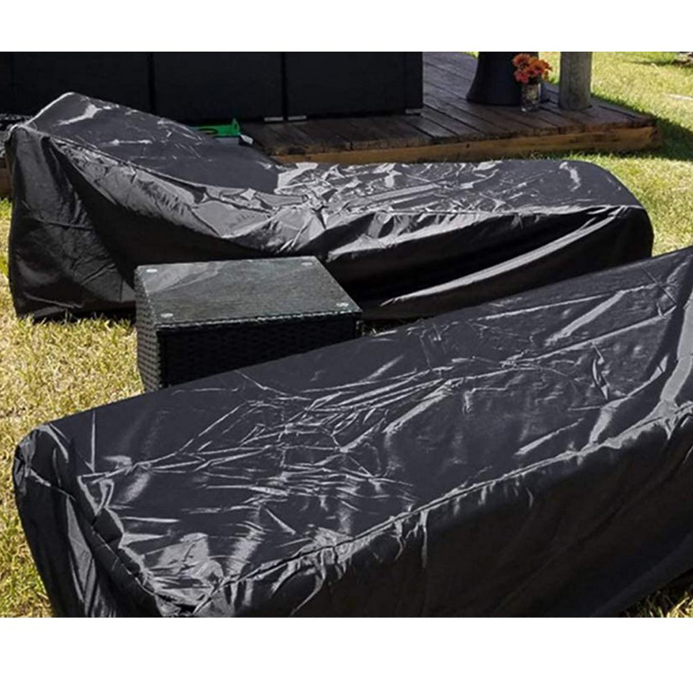 Outdoor Sunlounger Cover-Black