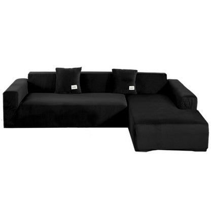 Black Stretch Sofa Cover