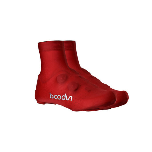 Pair of Elastic Cycling Shoe Cover-Red