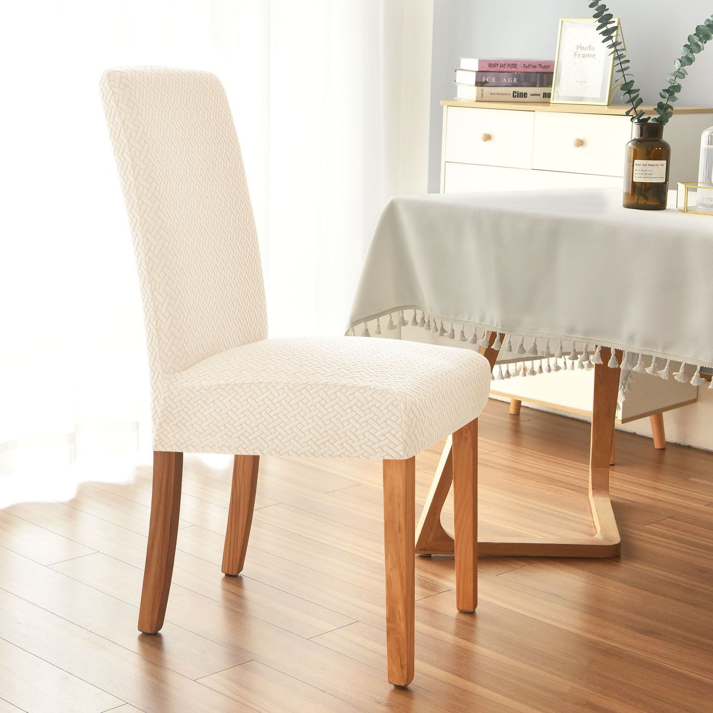 2Pcs Elastic Chair Cover