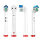 8Pcs Electric Toothbrush Heads Compatible with Oral/Oralby B-Wide angle clean style