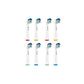 8Pcs Electric Toothbrush Heads Compatible with Oral/Oralby B-Wide angle clean style