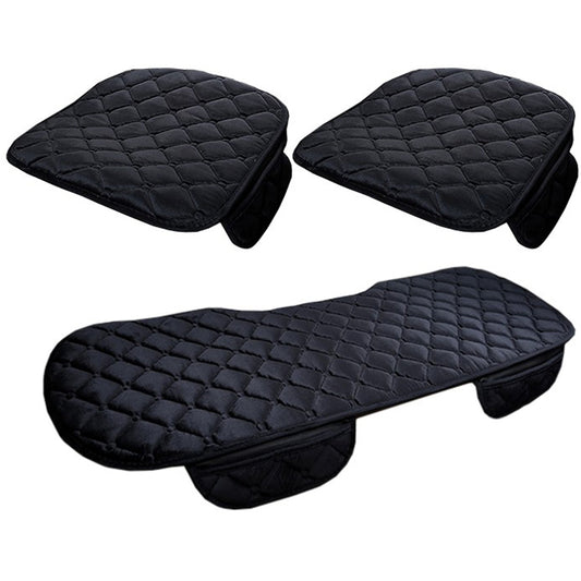 Three-Piece Winter Plush Car Seat Cushions