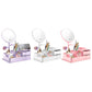 Cosmetics Storage Box with LED Makeup Mirror
