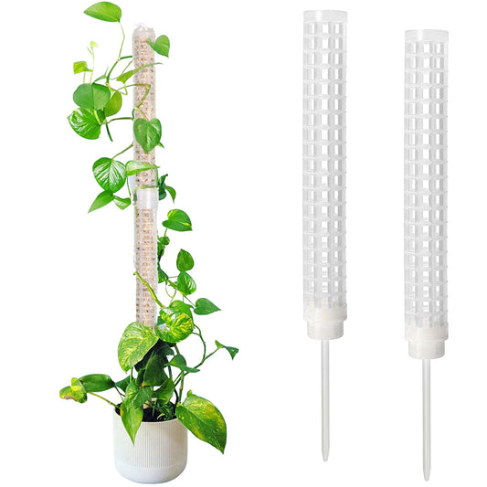 4Pcs Moss Pole Coir Moss Totem Pole Stick for Plant Stakes and Supports