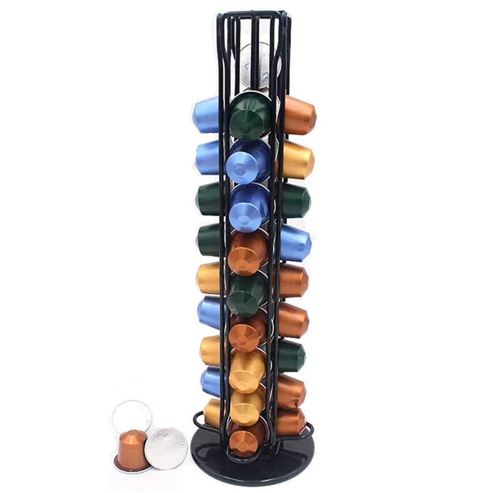 Coffee Capsules Holder Coffee Pod Dispenser Compatible with 40 Nespresso Original Line