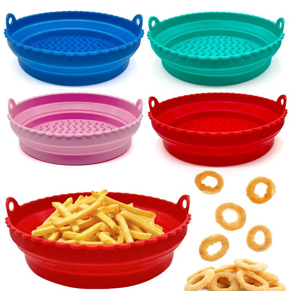 Folding Reusable Air Fryer Silicone Pot