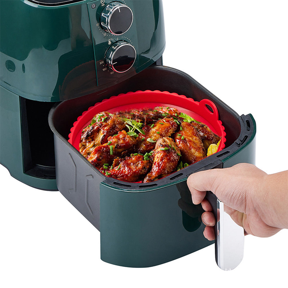 Folding Reusable Air Fryer Silicone Pot